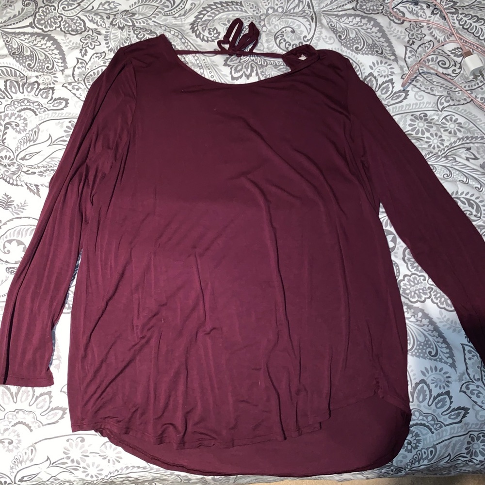Long sleeve ballet back Aerie tee
